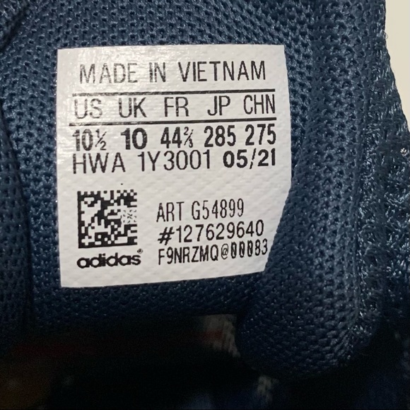 Adidas Climacool Vento Running Shoes Navy Blue White G54899 Men Size 10.5 - Picture 9 of 10